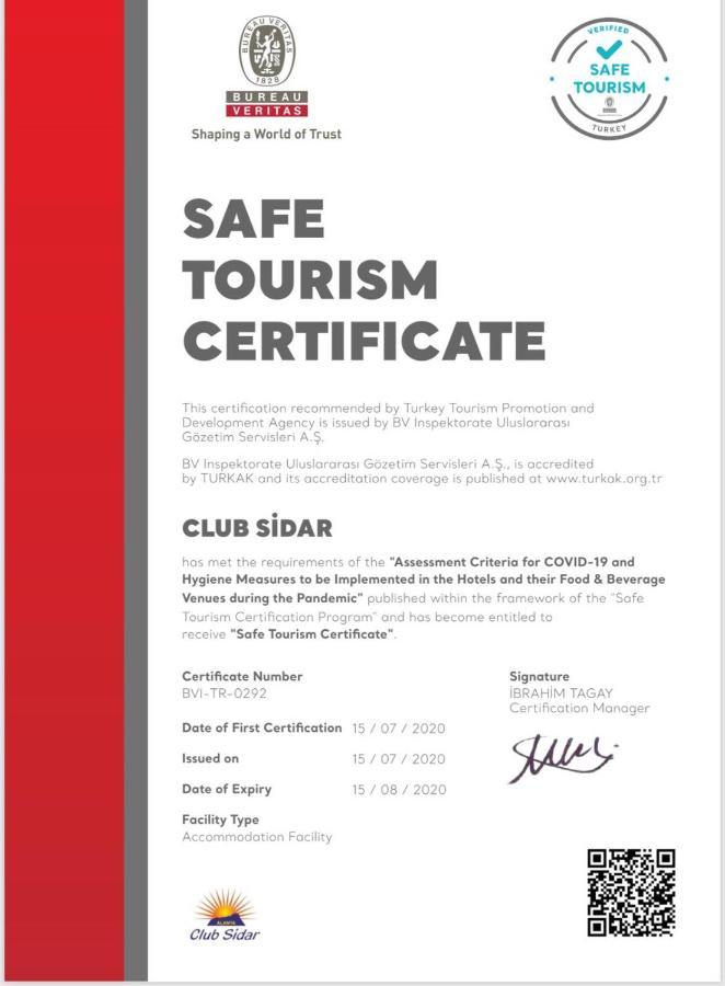 Club Sidar Apart Hotel Alanya Luaran gambar