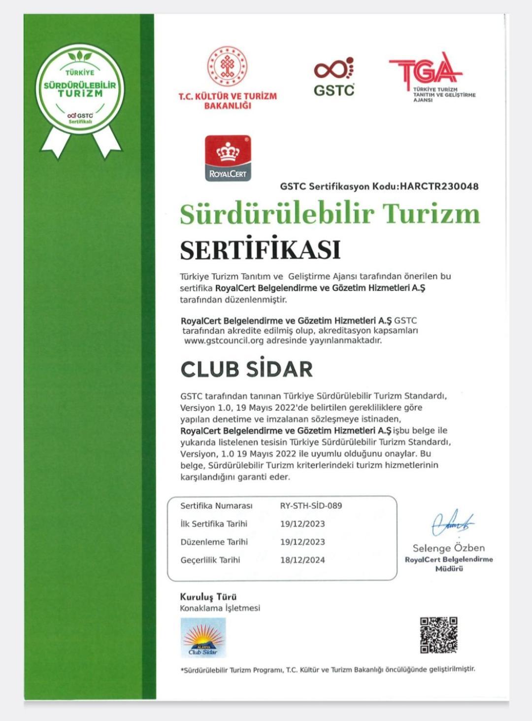 Club Sidar Apart Hotel Alanya Luaran gambar